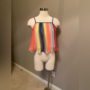 Sadie & Sage Multi-Color Tank Top (Small)